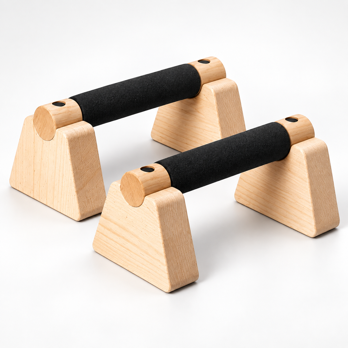 MotionBar Wooden Parallettes 25 cm included in the equipment bundle