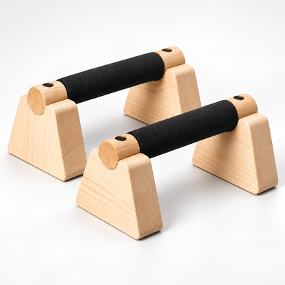 MotionBar Wooden Parallettes 25 cm included in the equipment bundle