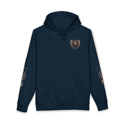 Redemption Through Rep Men's Hoodie – Navy front – official Printify mockup