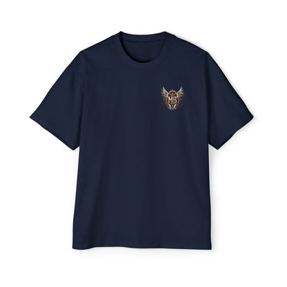 Rise From Ruin Men's T-Shirt – Navy front – official Printify mockup