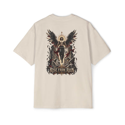 Rise From Ruin Men's T-Shirt – Ecru back – official Printify mockup