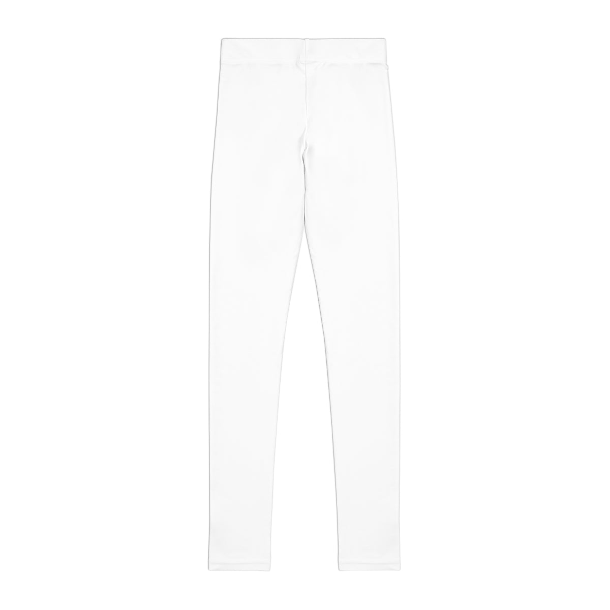 Star Rider Youth Girls Leggings – White back